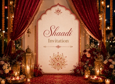 Shaadi — Indian Wedding digital invitation template